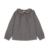 Plaid Edition Girls Shirt-Soft Grey Plaid