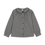 Plaid Edition Girls Shirt-Dried Blue Plaid