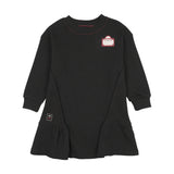 Mon Paris Girls Panel Dress-Black
