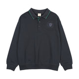 Fan Club Polo Sweatshirt-Navy