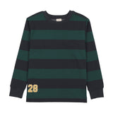 Fan Club Boys Tee-Varsity/Navy Green
