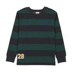 Fan Club Boys Tee-Varsity/Navy Green