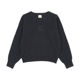 Girls Sweater-Navy