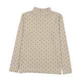 Sweet Campaign Printed Mockneck-Ecru