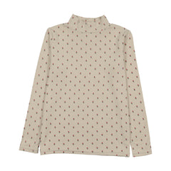 Sweet Campaign Printed Mockneck-Ecru