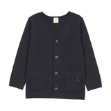 Boys Cardigan Blazer-Navy