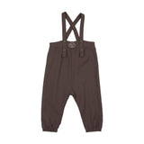 Boys Long Romper-Chocolate Brown