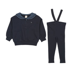 Sweet Campaigntoddler Sailor Collar Set Boy-Navy
