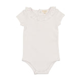 Ruffle Onesie - White