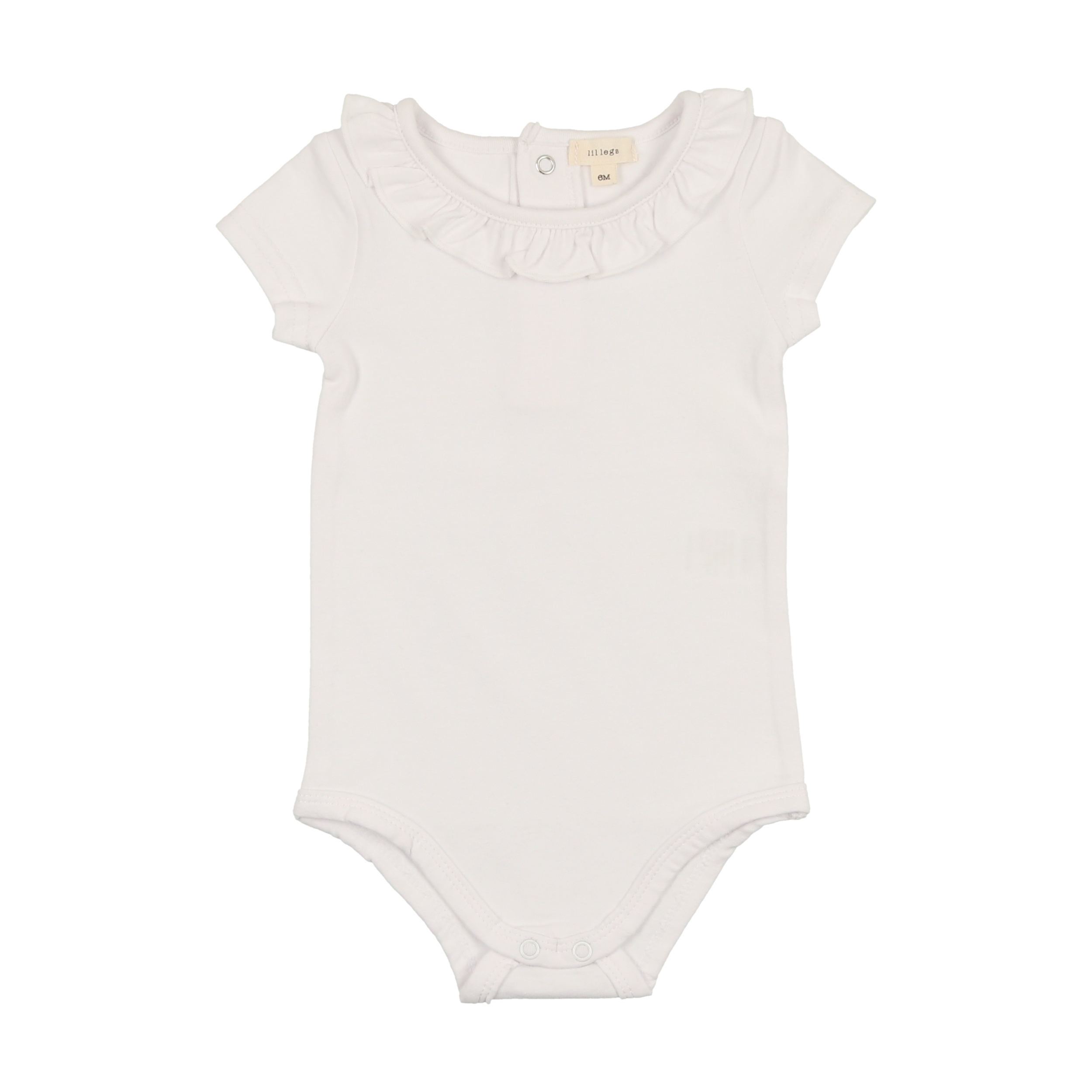 Ruffle Onesie - White