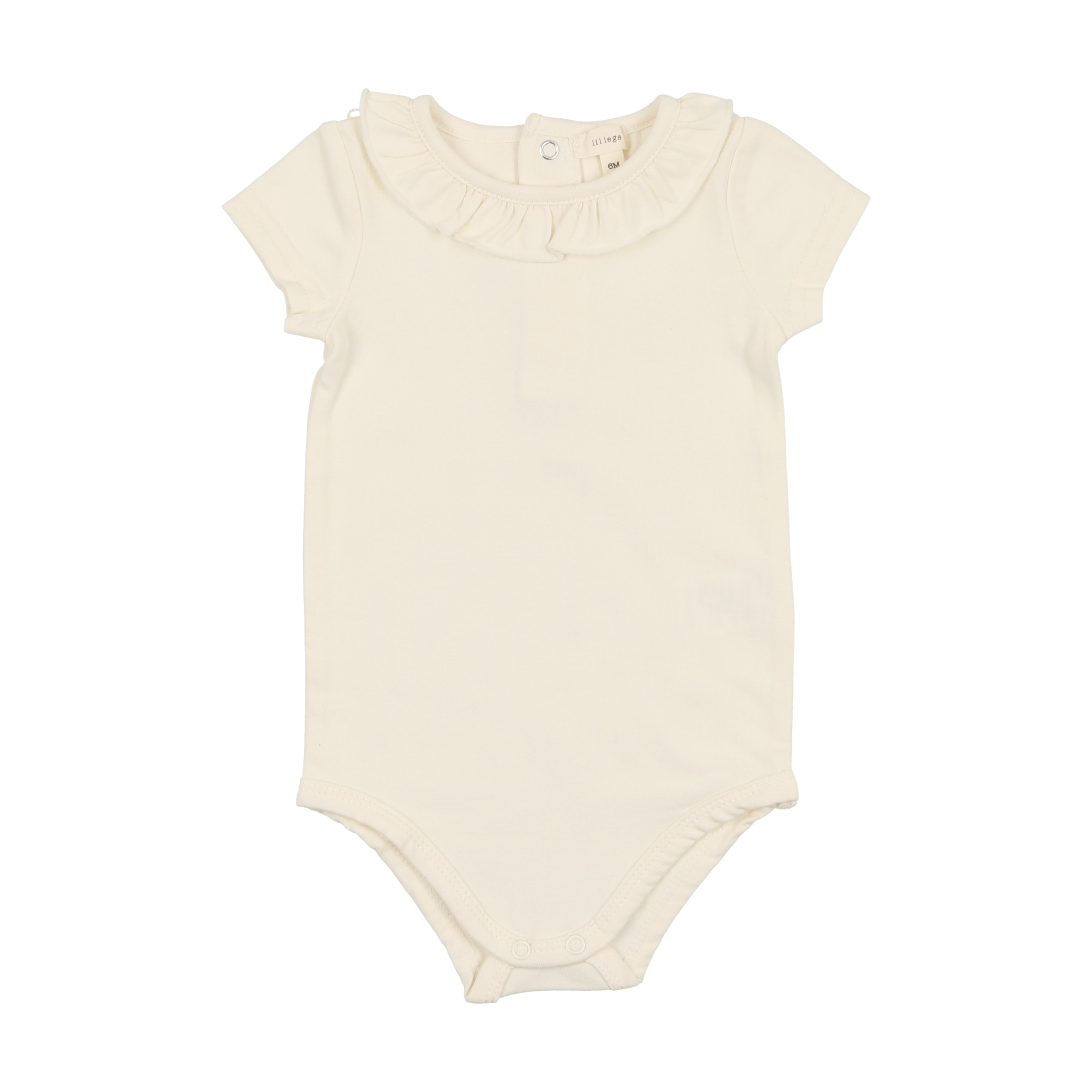 Ruffle Onesie - Cream