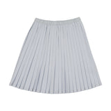 Knife Pleated Skirt-Clear Blue