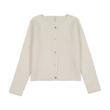 Ribbed Cardigan-Cream