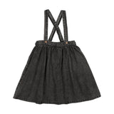 Denim Suspender Jumper-Black Denim