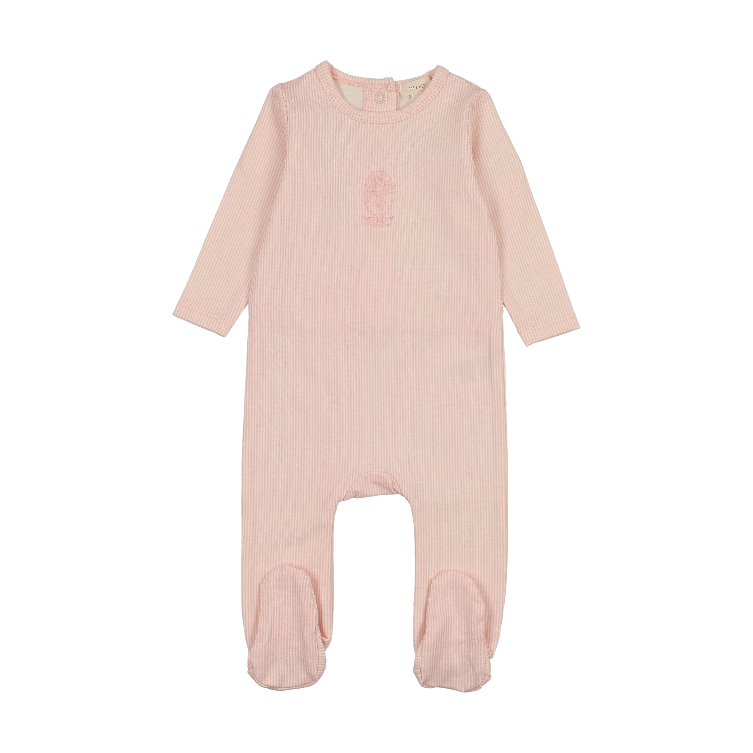 Sailor Stripe Footie-Pink
