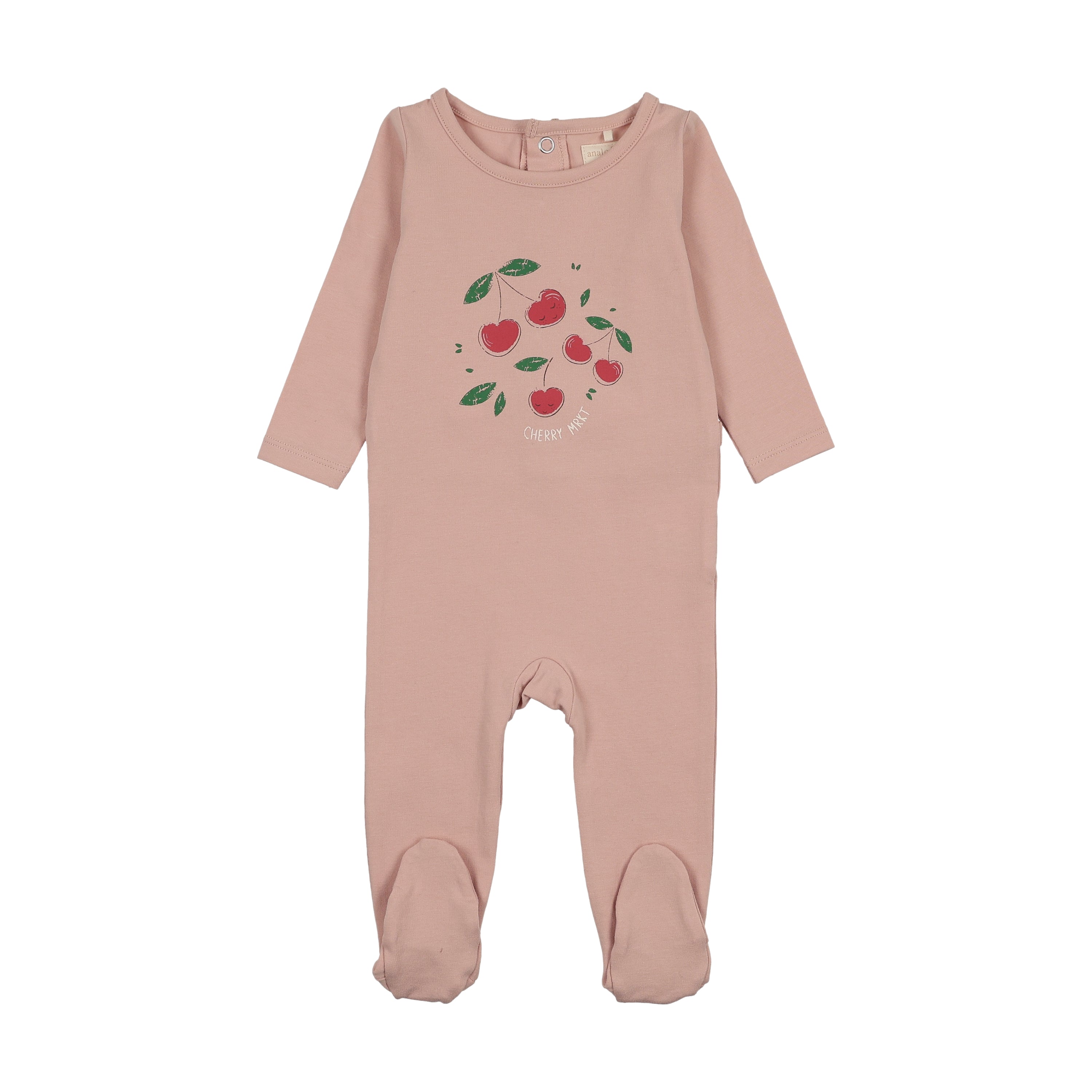 Common Folk Girls Footie-Pink