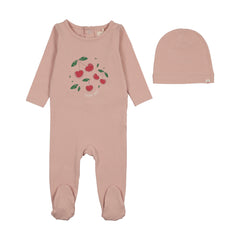 Common Folk Girls Footie-Pink