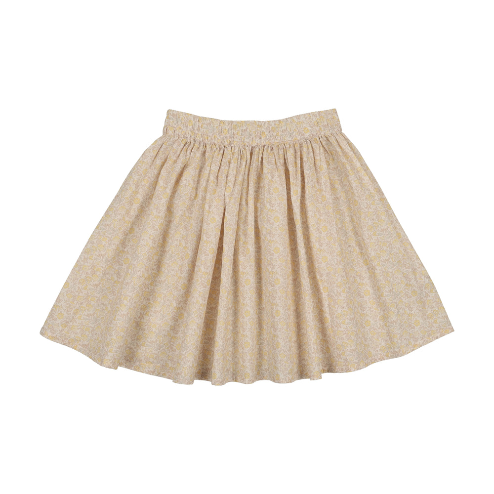 Sunny Blossoms Skirt-Yellow