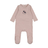 Denim City Footie-Red Stripe