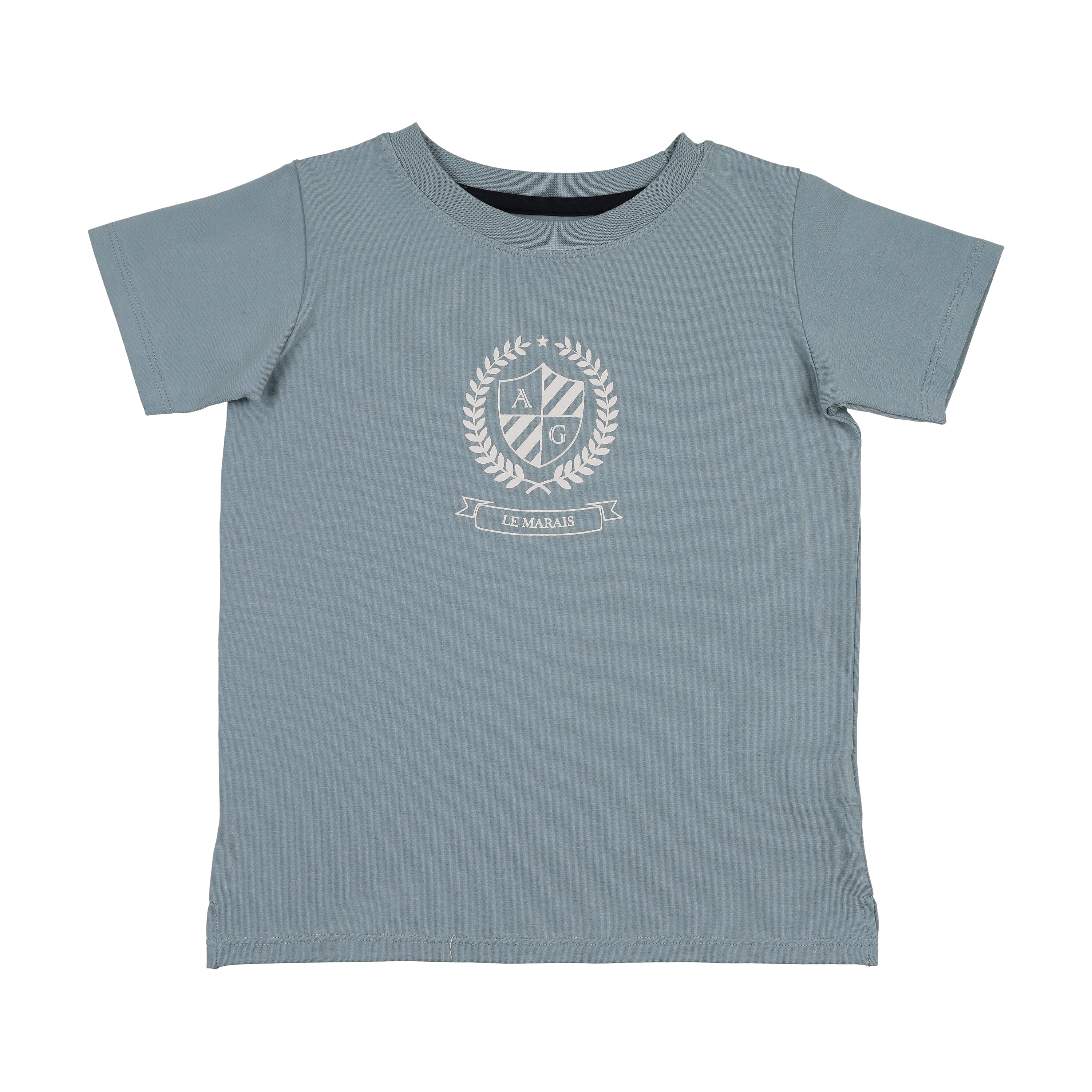 Emblem Tee-Sky Blue
