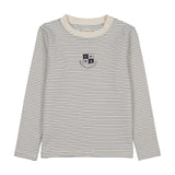 Denim City Girls Long Sleeve Tee-Blue Stripe