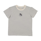 Denim City Girls SS Tee-Blue Stripe