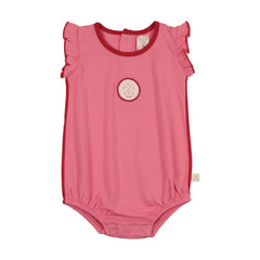 Boating Crew Girls Romper-Fresh Pink