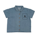 Denim City Shirt-Mid Blue Wash