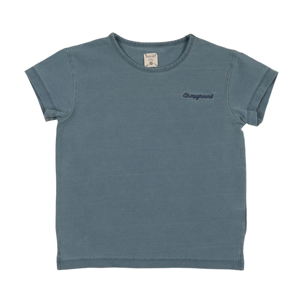 Dainty Denim Tee SS-Blue