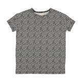 Classic Printed Tee SS-Black Mini Floral