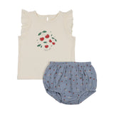 Common Folk Toddler Girls Set-Blue