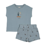 Common Folk Boys Set-Blue
