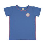 Boating Crew Girls SS Tee-Fresh Blue