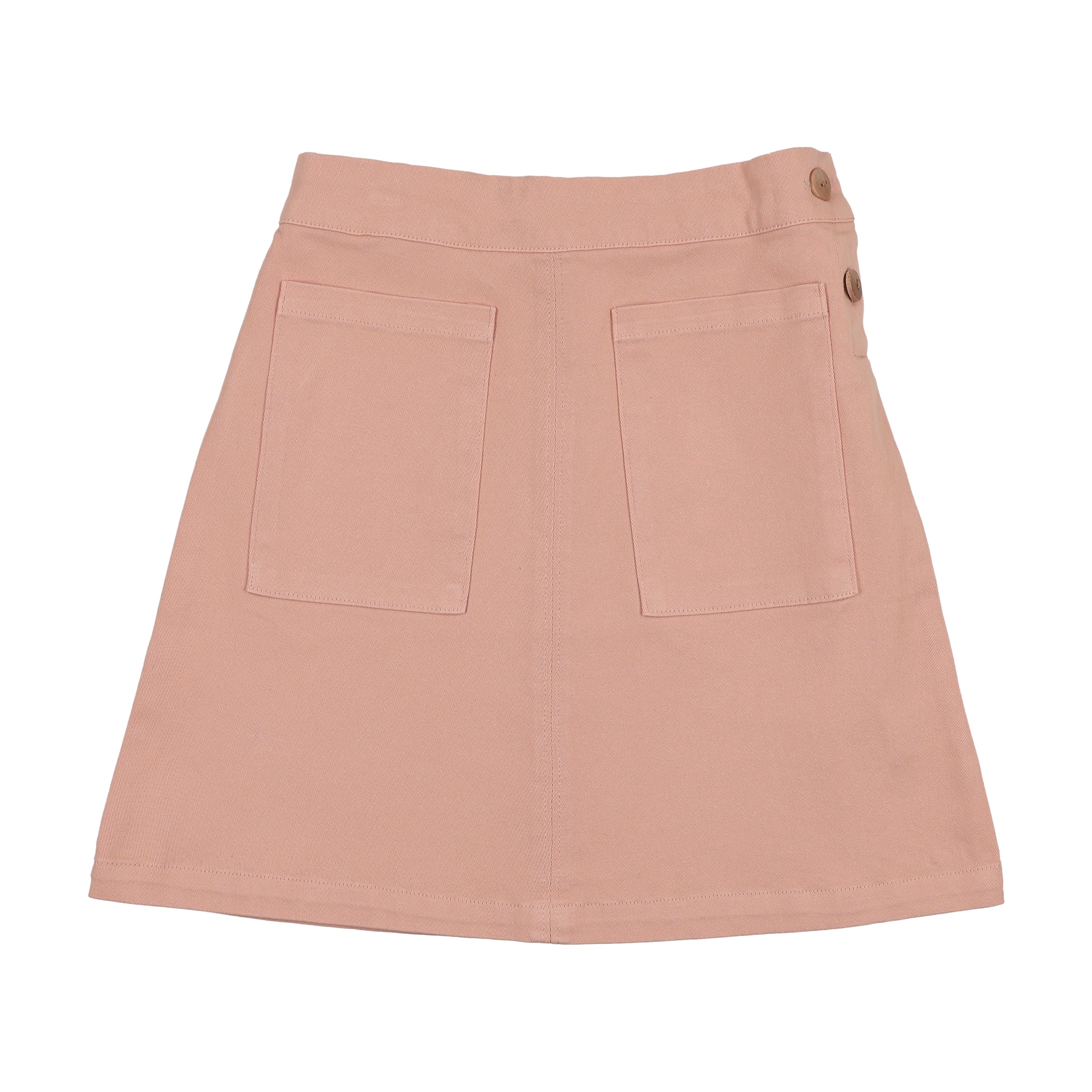 Common Folk Twill Skirt-Pink