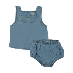 Denim Capsule Toddler Boy Set-Blue Tencel