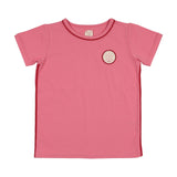 Boating Crew Girls SS Tee-Fresh Pink