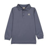 Sports Polo LS-Smokey Blue