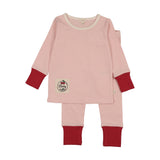 Color Block Lounge Set-Pink