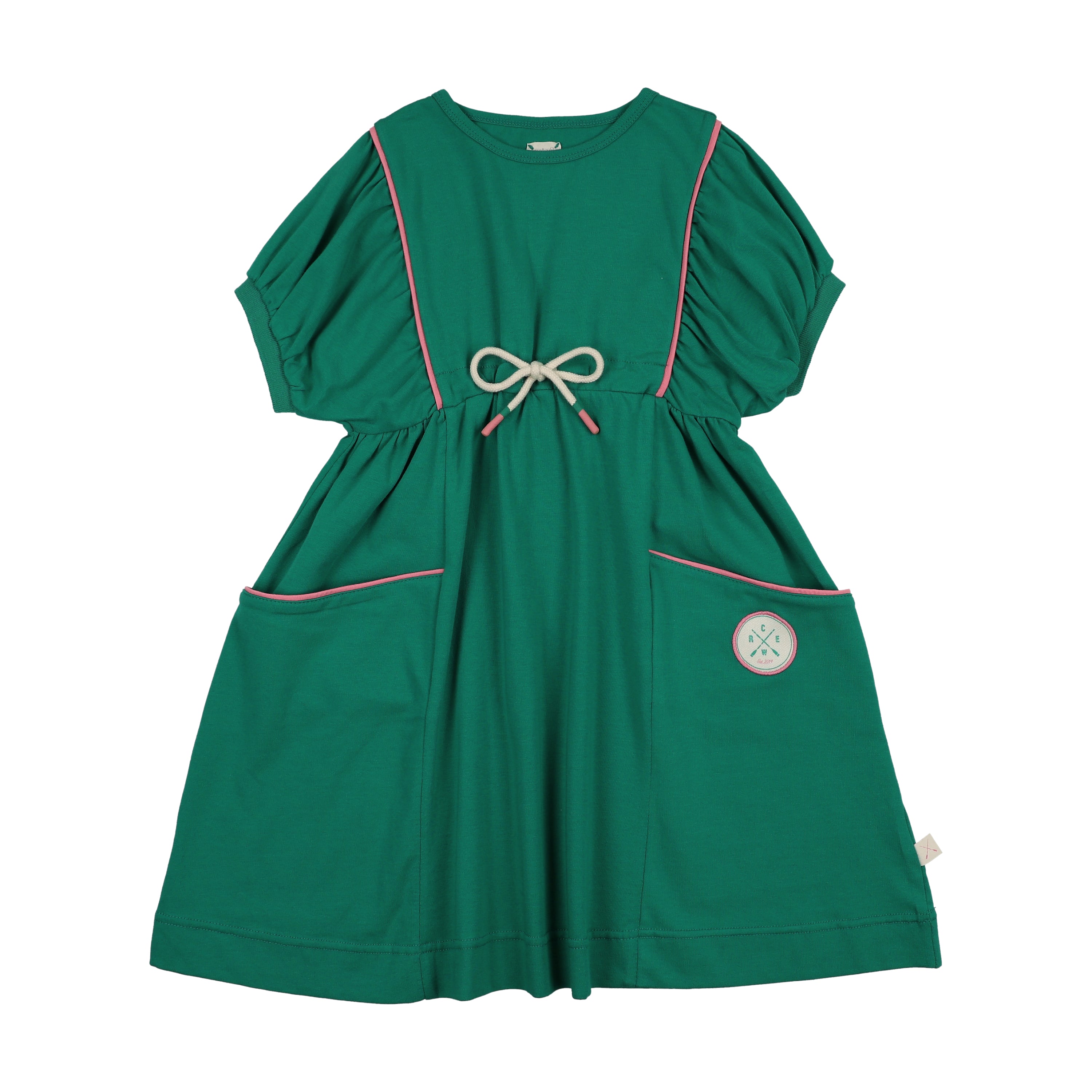 Boating Crew Dress SS-Electric Green