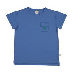 Boating Crew Pocket Tee-Fresh Blue
