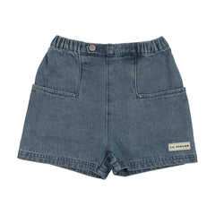Denim City Shorts-Mid Blue Wash
