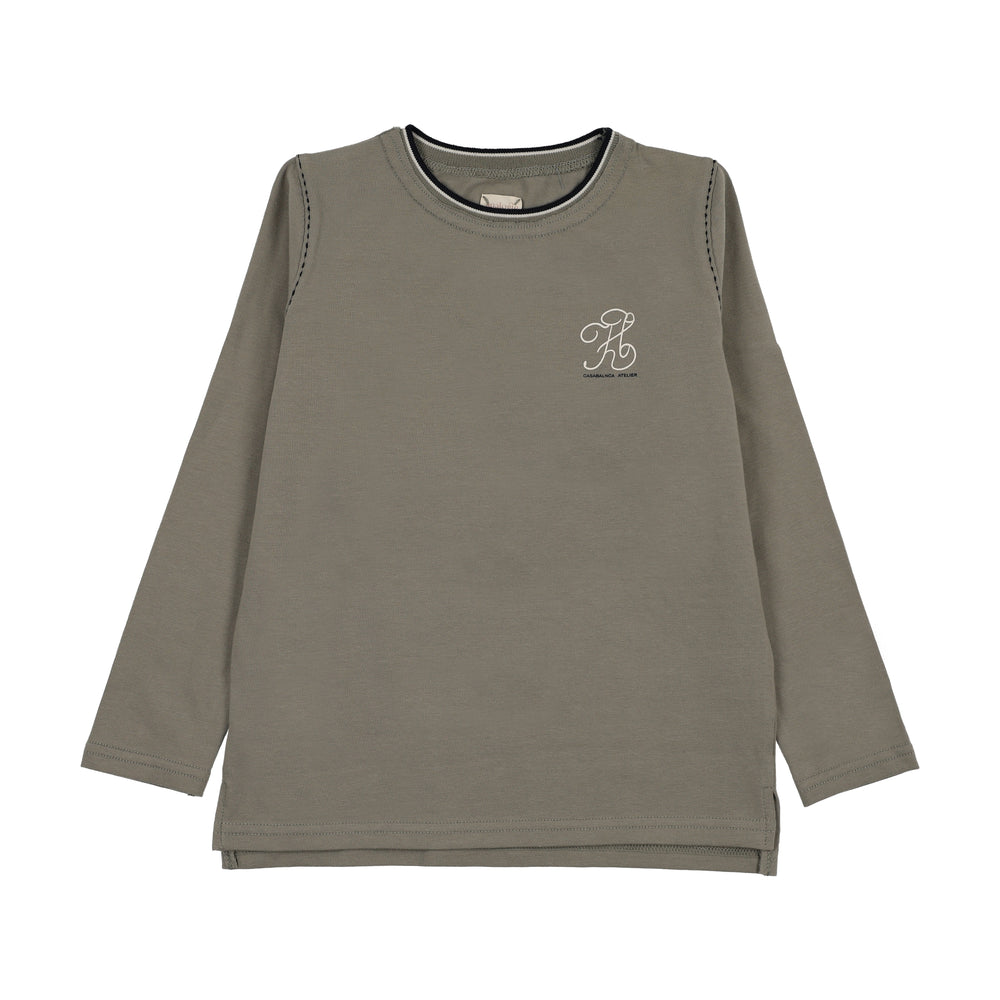 Outer Field Long Sleeve Tee-Green