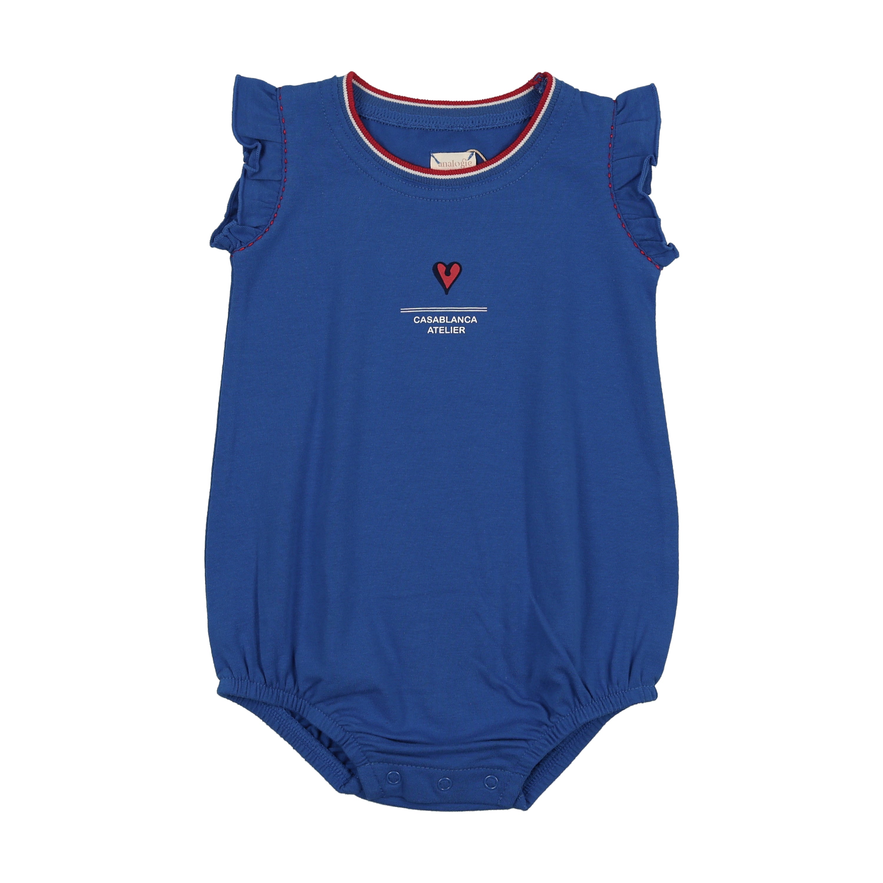 Outer Field Girls Romper-Electric Blue