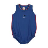 Outer Field Boys Romper-Electric Blue