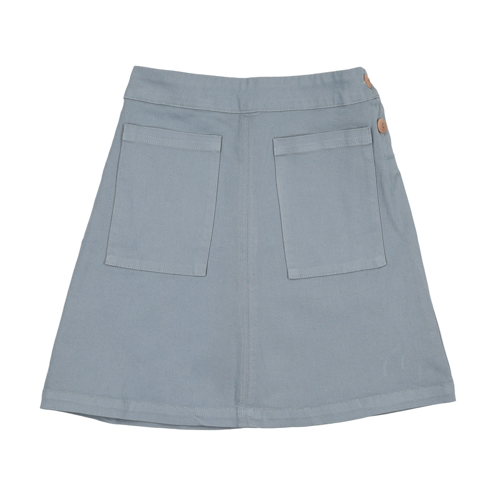 Common Folk Twill Skirt-Blue