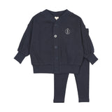 Boys Shabbos Lounge Set-Navy