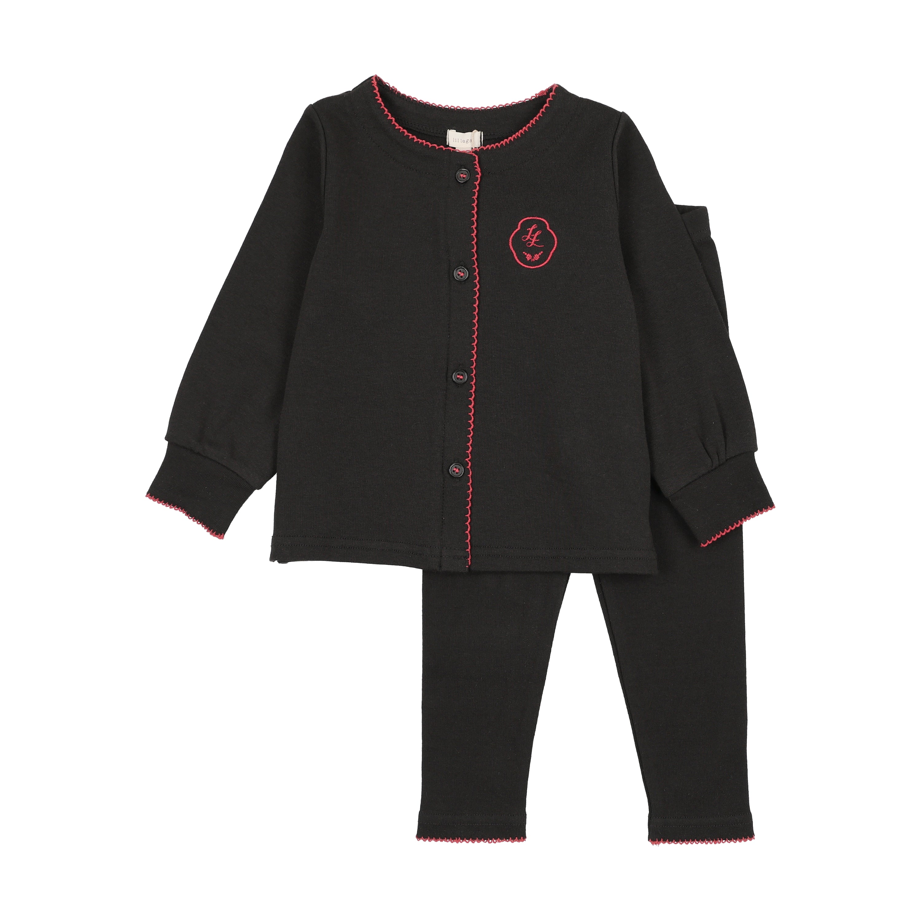 Girls shabbos SS26 Lounge Set-Black