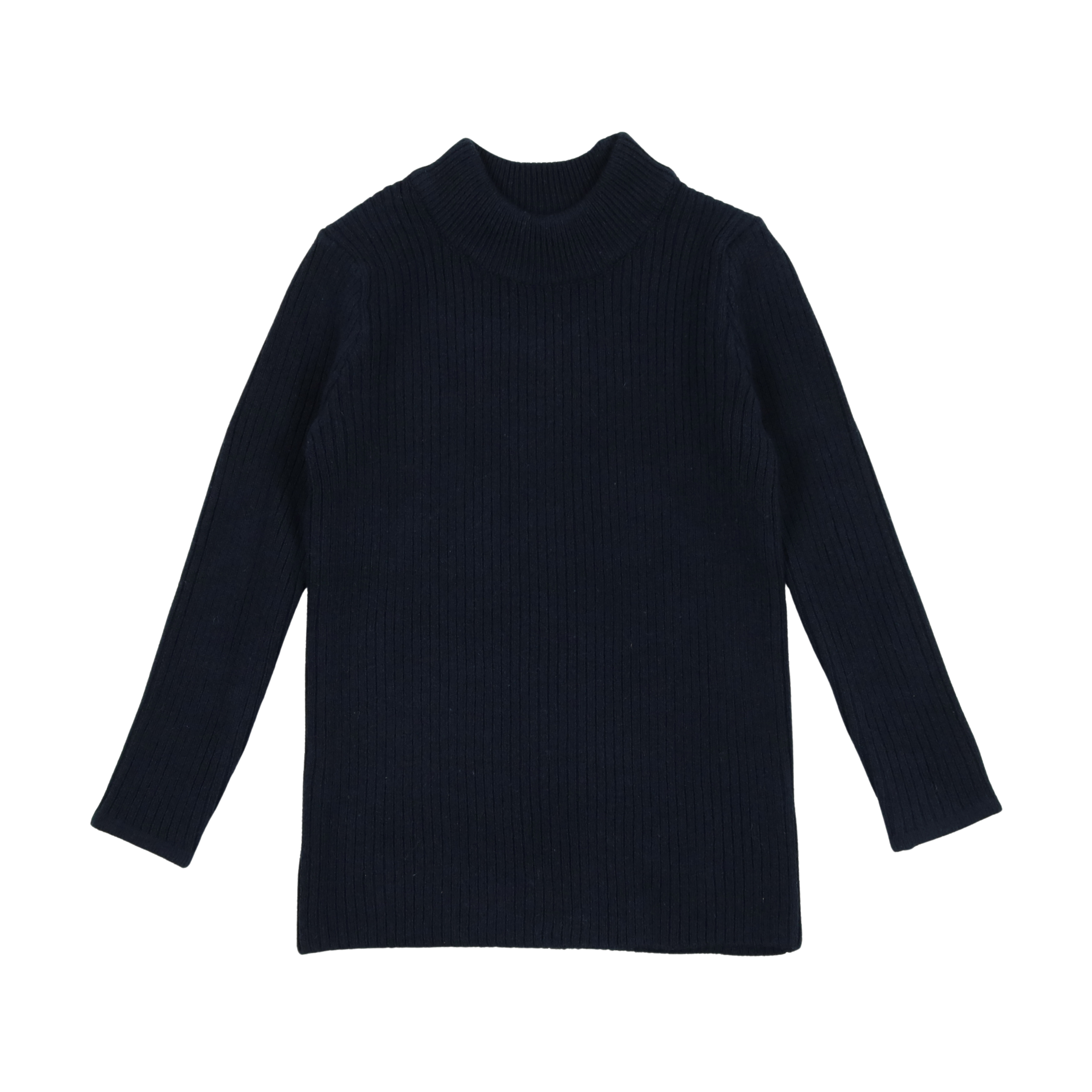 Basic Knit Mockneck - Navy