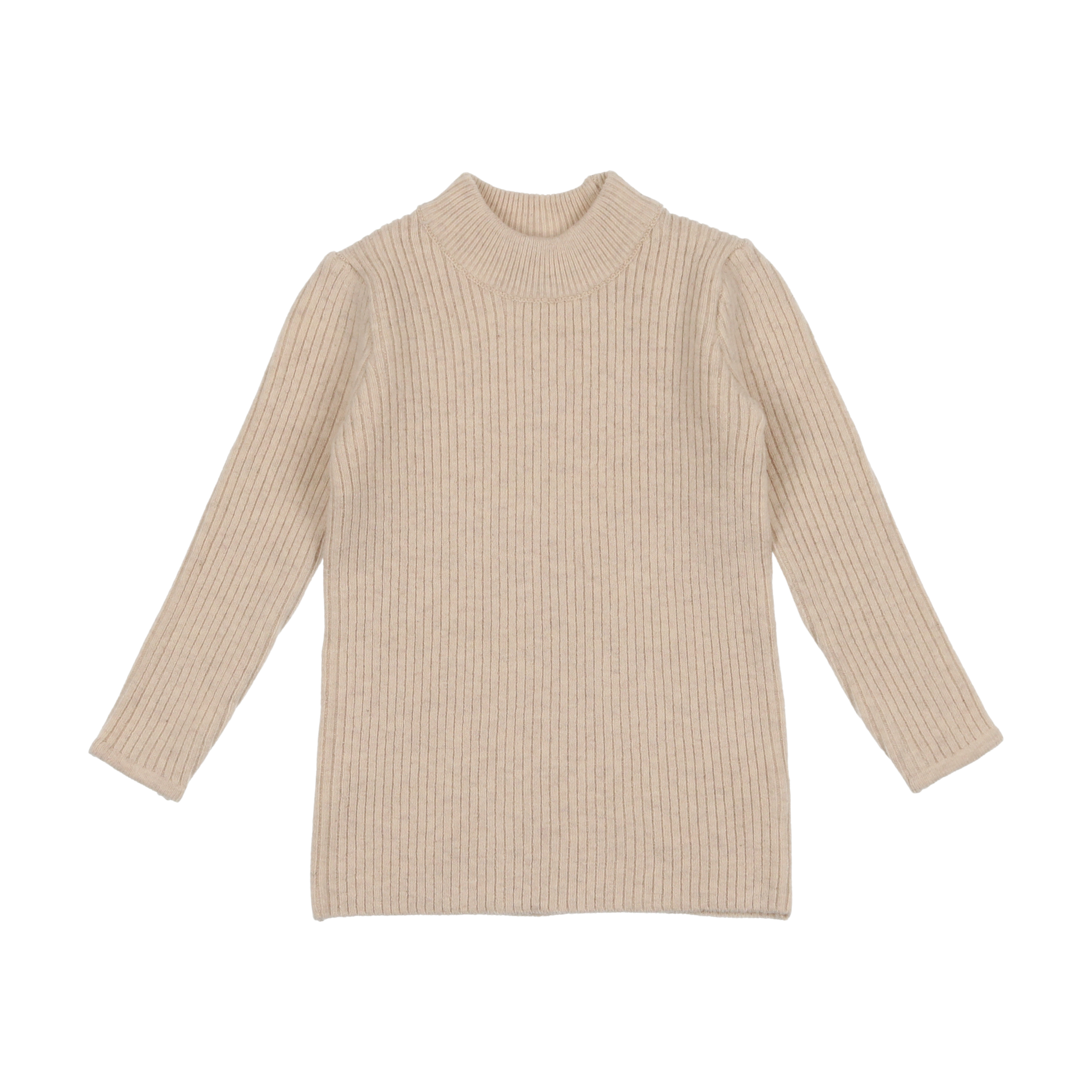 Basic Knit Mockneck -Ecru