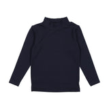 Bamboo Mockneck - Navy